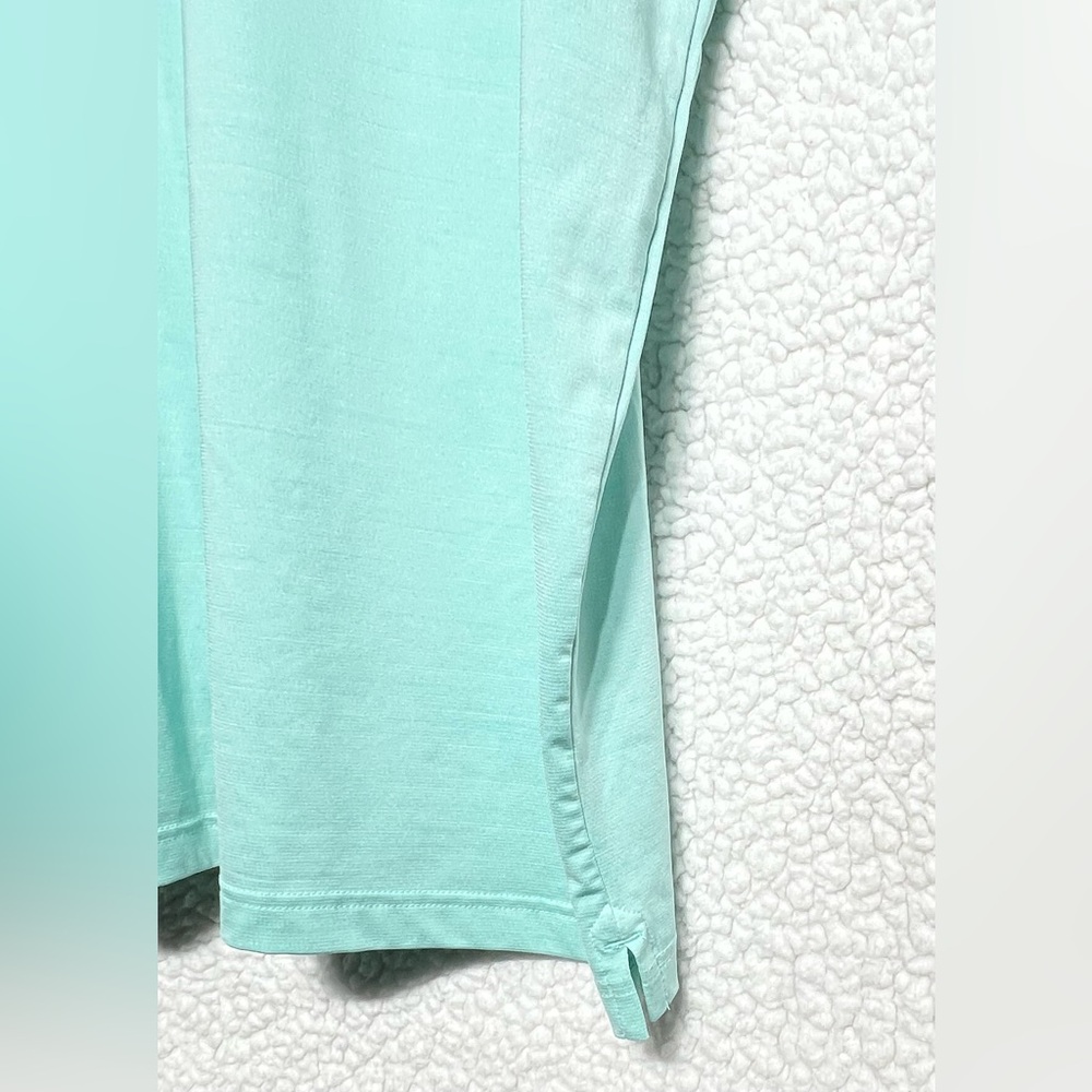 Under Armour Heat Gear Men's 3 XL Turquoise Golf Polo Shirt “Team Beaver” - Picture 7 of 11